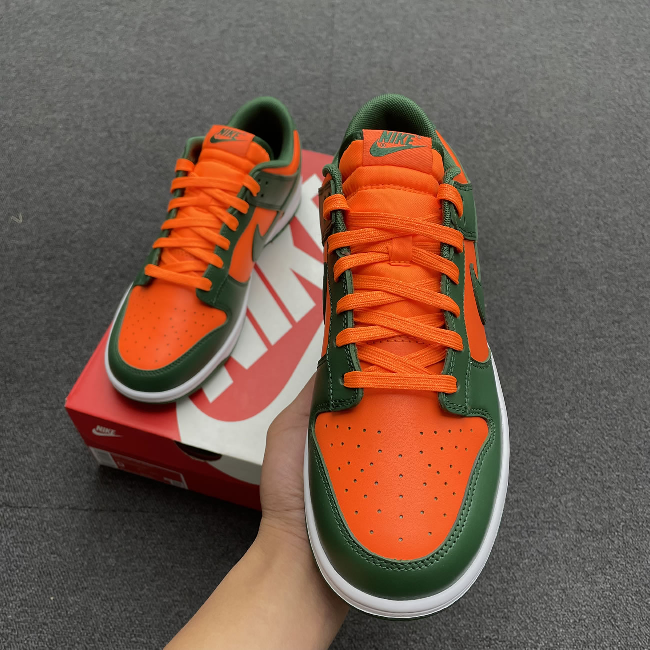 Nike Dunk Low Miami Hurricanes Dd1391 300 (11) - newkick.vip